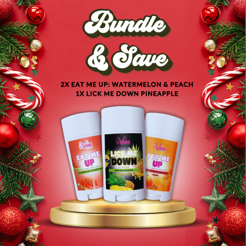 Body Deodorant Trio Set- Pineapple, Peach & Watermelon